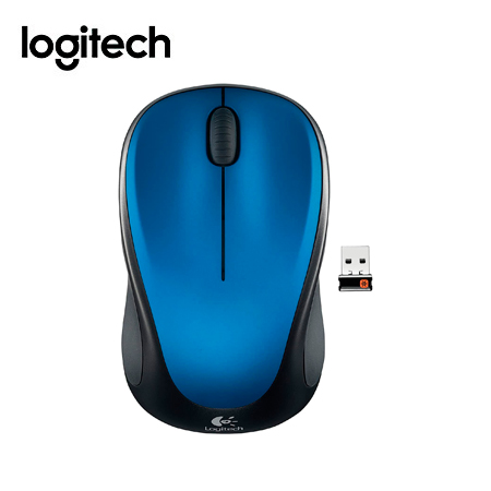 MOUSE LOGITECH M317 WIRELESS STEEL BLUE (910-005886)*