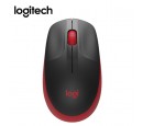 MOUSE LOGITECH M190 WIRELESS FULL-SIZE RED (910-005904)