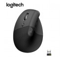 MOUSE LOGITECH LIFT VERTICAL ZURDO WIRELESS/BT BLACK (910-006467)