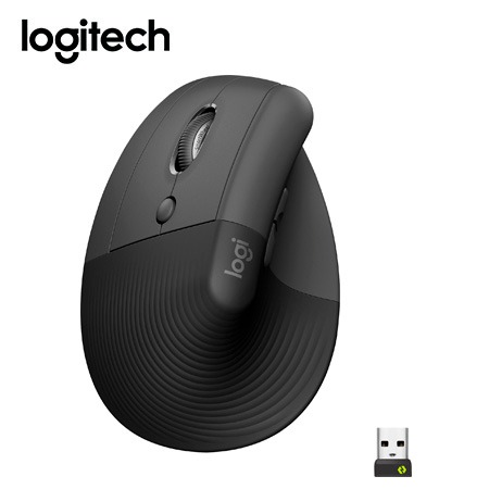 MOUSE LOGITECH LIFT VERTICAL ZURDO WIRELESS/BT BLACK (910-006467)