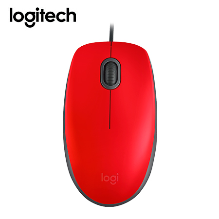 MOUSE LOGITECH M110 SILENT OPTICO USB RED (910-006755)