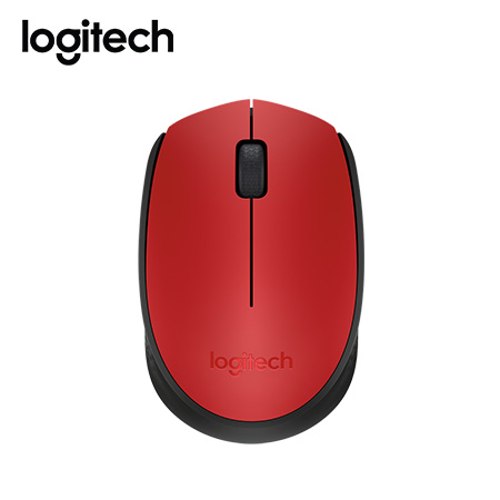 MOUSE LOGITECH M170 WIRELESS RED (910-004941)