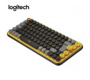 TECLADO LOGITECH POP KEYS MULTI-DEVICE WIRELESS/BT BLACK/YELLOW (920-010713)