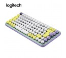 TECLADO LOGITECH POP KEYS MULTI-DEVICE WIRELESS/BT FRESH VIBES LILA/GREEN (920-010714)