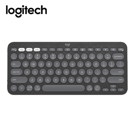 TECLADO LOGITECH PEBBLE 2 K380S BLUETOOTH/WIRELESS SP GRAPHITE (920-011783)