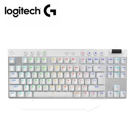 TECLADO LOGITECH PRO X TKL LIGHTSPEED USB WHITE (920-012143)