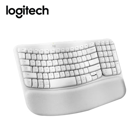 TECLADO LOGITECH ERGO WAVE WIRELESS BOLT/ BT/  SP WHITE (920-012279)