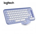 TECLADO LOGITECH + MOUSE POP ICON BLUETOOTH/WIRELESS SP / COPILOT/ LILAC (920-013054)