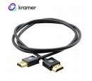 CABLE KRAMER C-HM/HM/PICO/BK-6 SLIM HDMI DE ALTA VELOCIDAD CON ETHERNET 6FT - 1.8M (97-0132006)