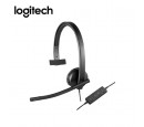 AUDIFONO C/MICROF. LOGITECH B2B H570E USB MONO BLACK (981-000570)