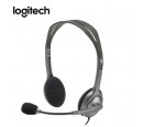 AUDIFONO C/MICROF. LOGITECH H111 SILVER (981-000612)-UY