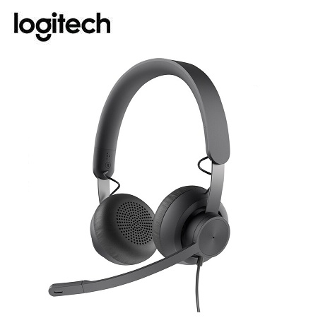 AUDIFONO C/MICROF. LOGITECH B2B ZONE 750 WIRED USB/USB-C BLACK (981-001103)*