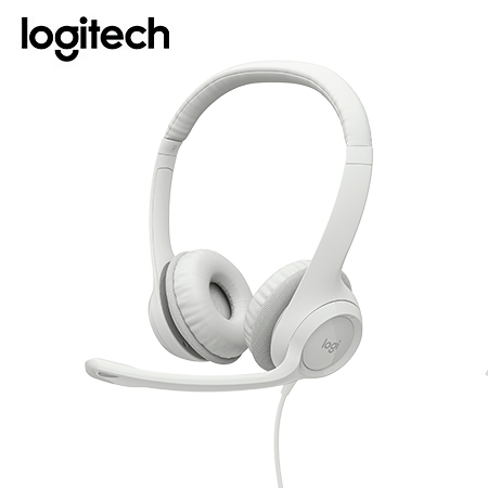 AUDIFONO C/MICROF. LOGITECH H390 USB NOISE CANCELLING WHITE (981-001285)