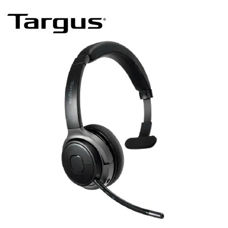 AUDIFONO C/MICROF. TARGUS B2B AEH103TT BT MONO ON-EAR USB-C BLACK