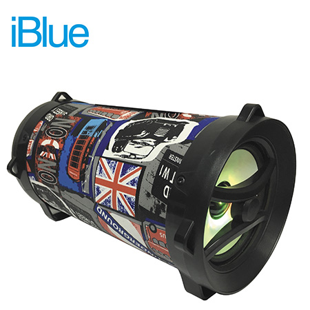 PARLANTE IBLUE BAZOOKA BLUETOOTH USB/MICRO SD/FM/AUX 5W  BRITISH (PN CH-M01UK)