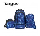 KIT MOCHILA SPORT TARGUS 15.6"+MORRAL+LONCHERA+ESTUCHE GALAXY BLUE  (PN BUS89101GL)