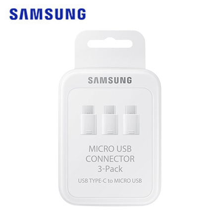 ADAPTADOR SAMSUNG EE-GN930 PACK X 3 USB TIPO C A MICRO USB WHITE (PN EE-GN930KWEGWW)