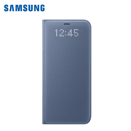 ESTUCHE SAMSUNG P/GALAXY S8 LED VIEW COVER BLUE (PN EF-NG950PLEGWW)*