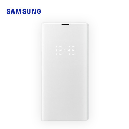 ESTUCHE SAMSUNG LED VIEW P/ GALAXY S10 PLUS WHITE (PN EF-NG975PWEGWW)