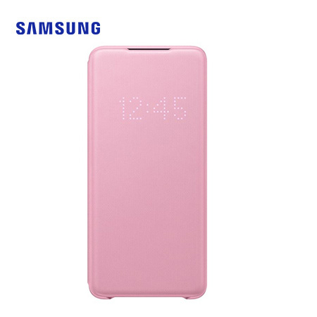 ESTUCHE SAMSUNG P/GALAXY S20+ EF-NG985P LED VIEW COVER PINK (EF-NG985PPEGWW)