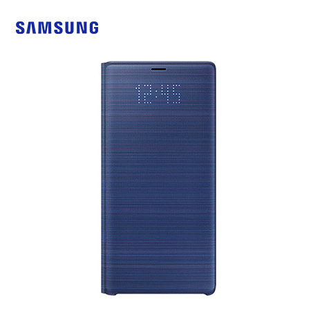 ESTUCHE SAMSUNG P/GALAXY NOTE 9 CROWN LED VIEW COVER BLUE (PN EF-NN960PLEGWW)*