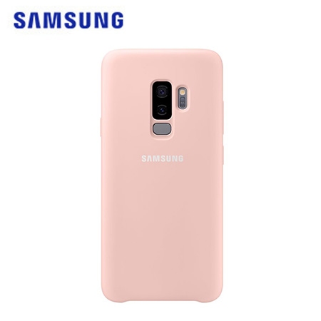 ESTUCHE SAMSUNG P/GALAXY S9 PLUS SILICONE COVER PINK (PN EF-PG965TPEGWW)*