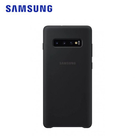 ESTUCHE SAMSUNG P/GALAXY S10 SILICONE BLACK (PN EF-PG973TBEGWW)