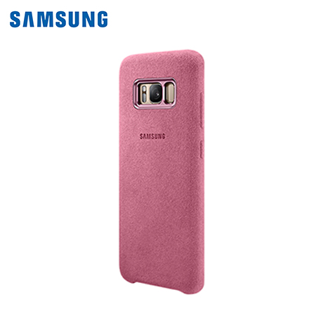 ESTUCHE SAMSUNG P/GALAXY S8 ALCANTARA COVER PINK (PN EF-XG950APEGWW)*