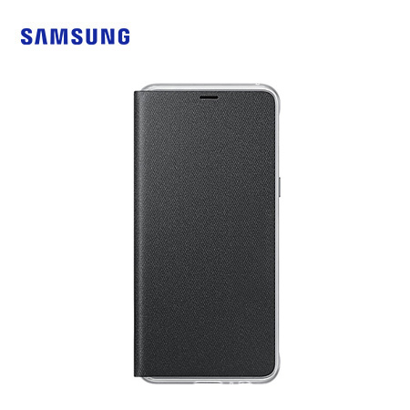 ESTUCHE SAMSUNG A8 FLIP COVER NEON BLACK  (PN EF-FA530PBEGWW)*