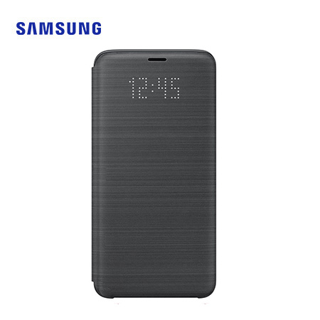 ESTUCHE SAMSUNG P/GALAXY S9 LED VIEW COVER BLACK (PN EF-NG960PBEGWW)*