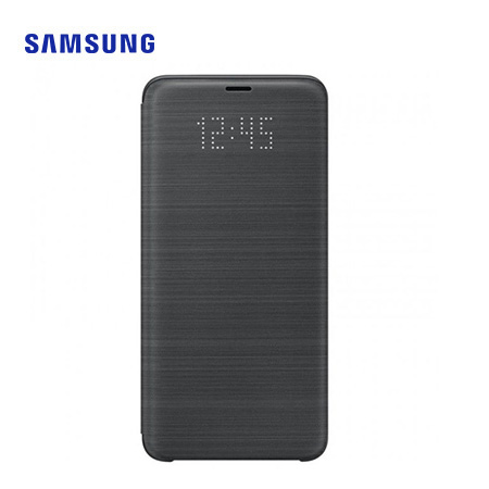 ESTUCHE SAMSUNG P/GALAXY S9 PLUS LED VIEW COVER BLACK (PN EF-NG965PBEGWW)*