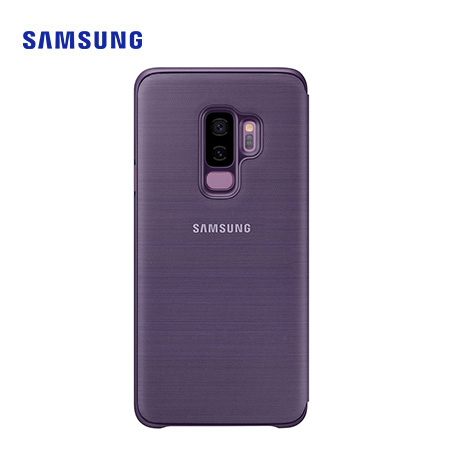 ESTUCHE SAMSUNG P/GALAXY S9 PLUS LED VIEW COVER VIOLET (PN EF-NG965PVEGWW)*