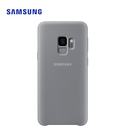 ESTUCHE SAMSUNG P/GALAXY S9 SILICONE COVER GRAY (PN EF-PG960TJEGWW)*