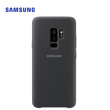 ESTUCHE SAMSUNG P/GALAXY S9 PLUS SILICONE COVER BLACK  (PN EF-PG965TBEGWW)*