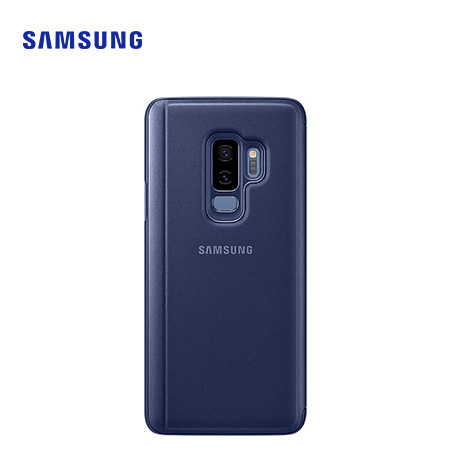 ESTUCHE SAMSUNG P/GALAXY S9 PLUS CLEAR VIEW STANDING COVER BLUE (PN EF-ZG965CLEGWW)*