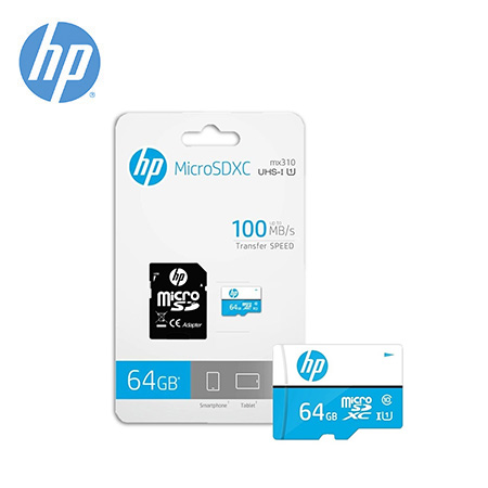 MEMORIA HP MICRO SDHC MI210 U1 64GB CLASS 10 BLACK (PN HFUD064-1U1BA)