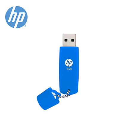 MEMORIA HP USB V188B 16GB GOMA AZUL (PN HPFD188B-16P)