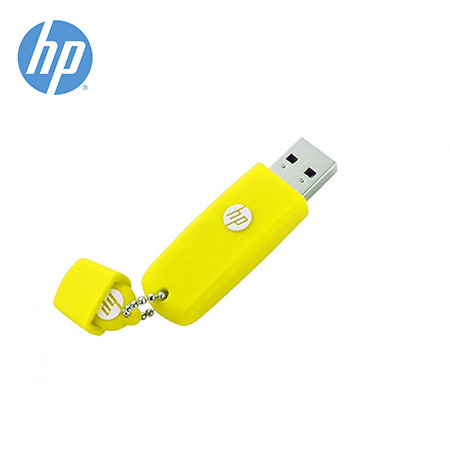 MEMORIA HP USB V188Y 16GB GOMA AMARILLO (PN HPFD188Y-16P)