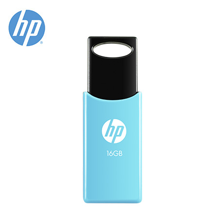 MEMORIA HP USB V212W 16GB RETRACTIL CELESTE (PN HPFD212LB-16)