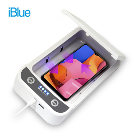 ESTUCHE ESTERILIZADOR IBLUE HEALTH UVC P/SMARTPHONE (IBDT02)*