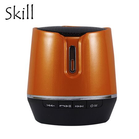 PARLANTE SKILL BLUETOOTH BARRIL ORANGE HANDS FREE/MICRO USB POWER/RADIO FM/MICRO SD (PN JY-006-OR)