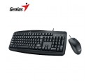 TECLADO GENIUS + MOUSE SMART KM-200 USB MULTIMEDIA SP BLACK (31330003401)