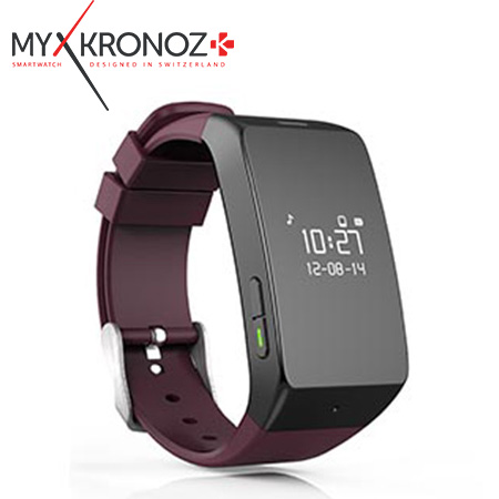 RELOJ INTELIGENTE MYKRONOZ ZEWATCH2 BLUETOOTH BURGUNDY (PN KRZEWATCH2-BURGUNDY)