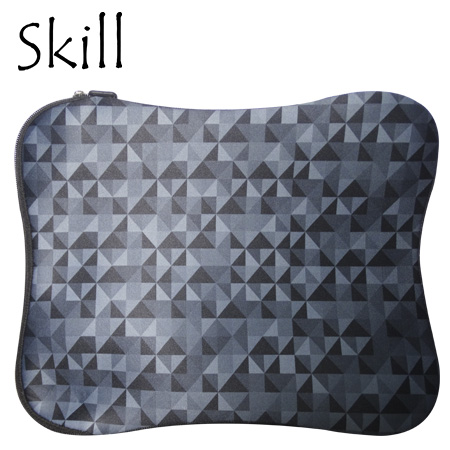 FUNDA SKILL P/LAPTOP 14" SLEEVE BLACK ORIGAMI (PN LS329-14-BK)