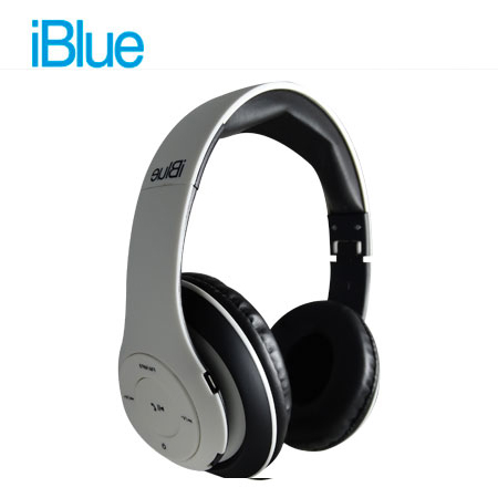 AUDIFONO C/MICROF. IBLUE SCREAM M028 BLUETOOTH/FM/MICRO SD WHITE/BLACK (PN M028-WB)