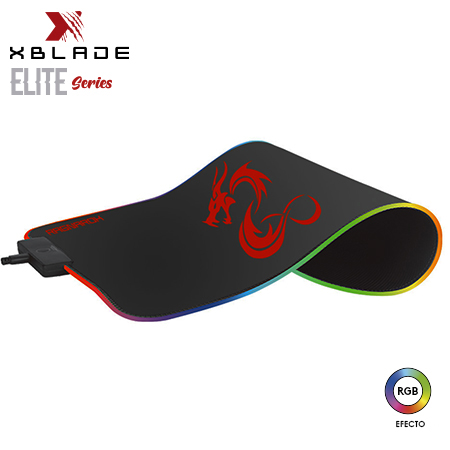 PAD MOUSE XBLADE GAMING ELITE RAGNAROK USB RGB MEDIUM BLACK (GXB-G8)