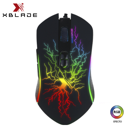 MOUSE XBLADE GAMING RENEGADE 3200 DPI RGB PROGRAMABLE BLACK (GXB-MG574)