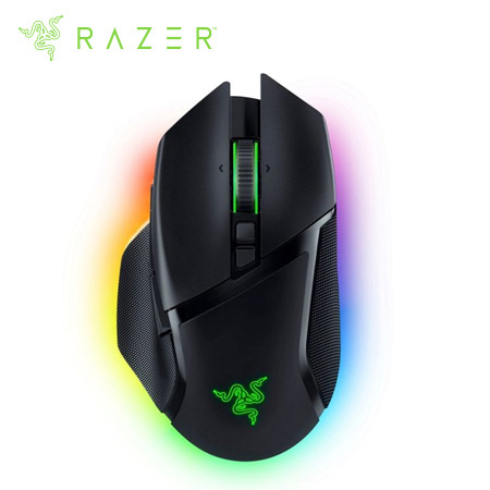 MOUSE RAZER BASILISK V3 PRO 30K DPI MULTI-DISPOSITIVO 90H WIRELESS / BT / USB-C SWITCH OPTICO 90M CHROMA BLACK (RZ01-04620100-R3U1)