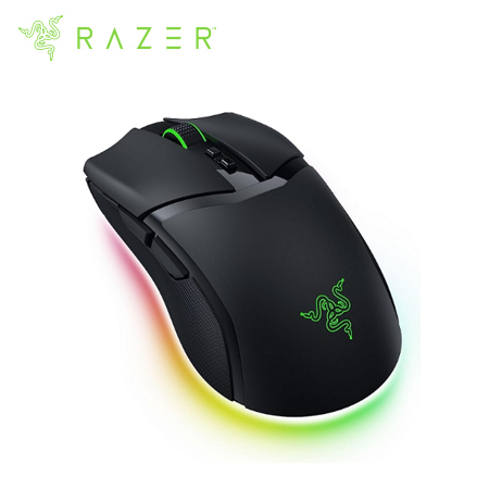 MOUSE RAZER COBRA PRO 30K DPI MULTI-DISPOSITIVO 100H WIRELESS / BT / USB-C SWITCH OPTICO 90M 11 ZONAS CHROMA BLACK (RZ01-04660100-R3U1)