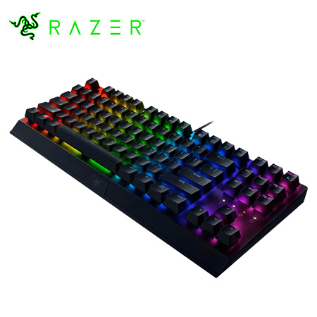 TECLADO RAZER BLACKWIDOW V3 TKL MECHANICAL SWITCH GREEN 80M SP CHROMA BLACK (RZ03-03491200-R311)